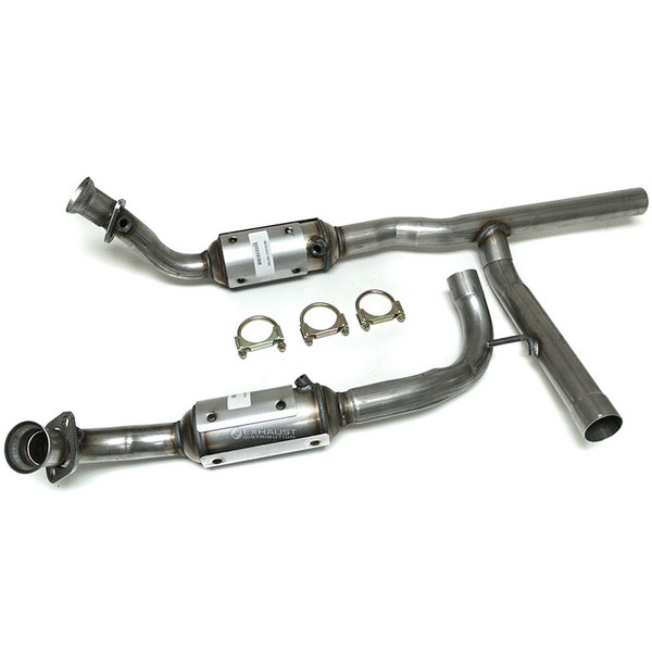 2006-2008 LINCOLN Mark LT 5.4L Left & Right Catalytic Converter 4WD 50771-50772-2