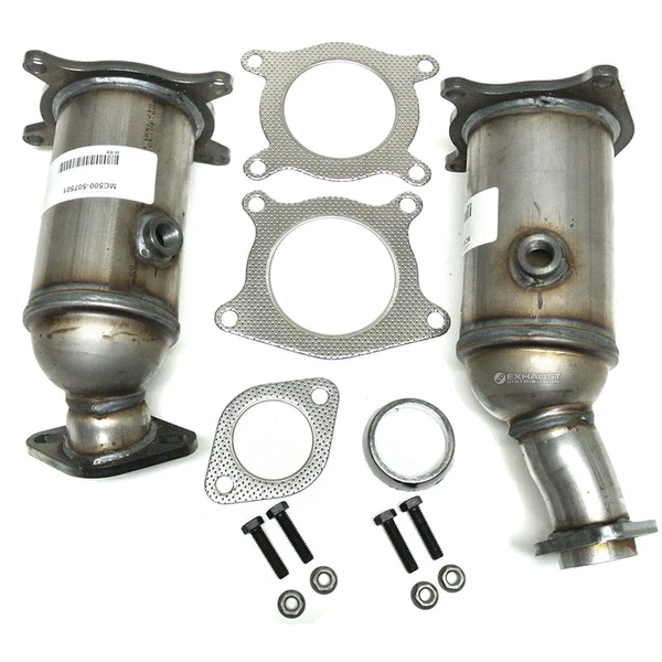 2008-2010 FORD Taurus 3.5L Front & Rear Manifold Catalytic Converter 507501-507502-4