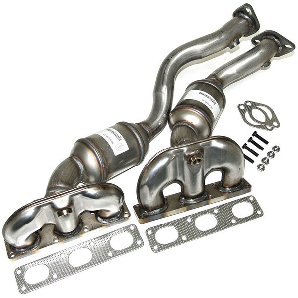 2001-2003 BMW 530i 3.0L Front & Rear Manifold Catalytic Converter 503104-503105-2