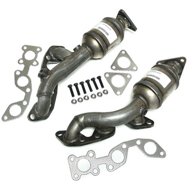 61202/中古未開封/ プラスル/ 2004年産 2002-2004 NISSAN Xterra 3.3L Front Left & Right Manifold Catalytic