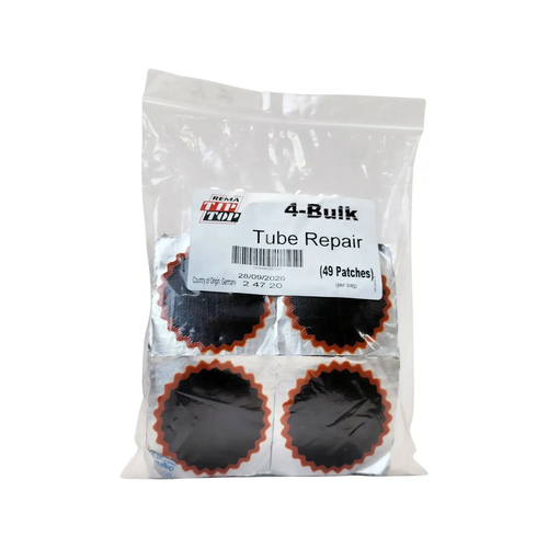 Rema #4 Bulk Tube Repair Patches – 3 in. (49ct. Bag)