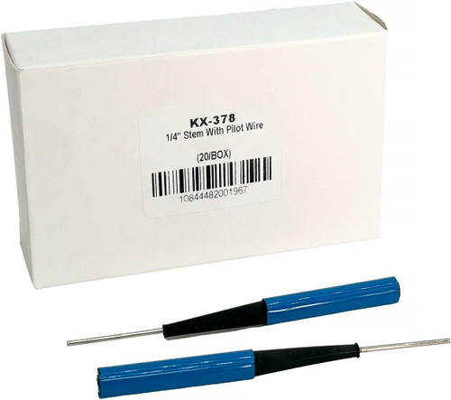 KEX KX-378 1/4" Tire Repair Stem with Pilot Wire (20 ct. Box)