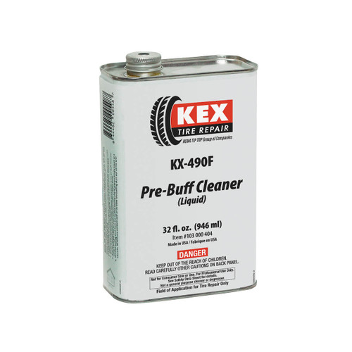 Kex Tire Repair Pre-Buff Cleaner (32 oz Can)