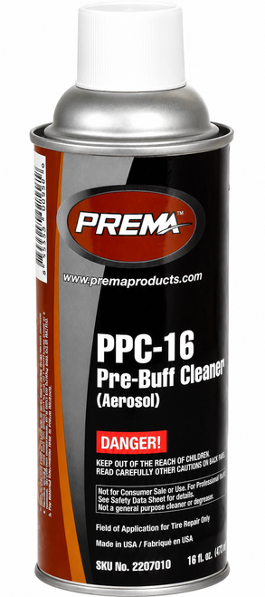 Prema Tire Repair Pre-Buff Cleaner Aerosol (16 oz Can)