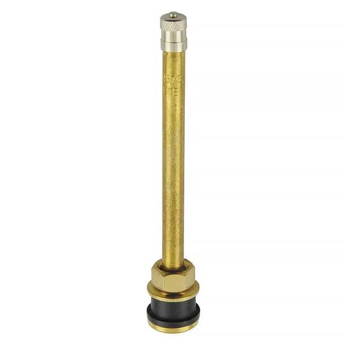 TR573 Clamp-In Metal Truck Valve Stem – 4-3/8 in. – .625 in. Rim Hole