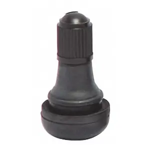 TR412 Snap-In Rubber Valve Stem – 0.88 in. – .453 in. Rim Hole