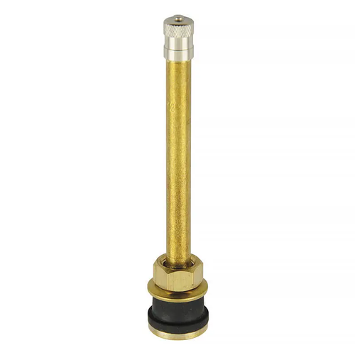 TR572 Clamp-In Metal Truck Valve Stem – 3.75 in. – .625 in. Rim Hole