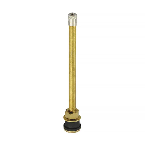 TR574 Clamp-In Metal Truck Valve Stem – 5.00 in. – .625 in. Rim Hole – Pack of 10