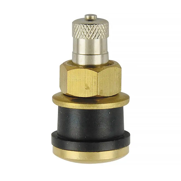 TR575 Clamp-In Metal Truck Valve Stem – 1-1/8 in. – .625 in. Rim Hole