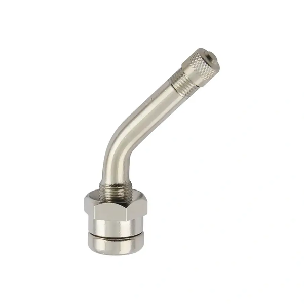 TR543C 45° Clamp-In Metal Truck Valve Stem – 2.38 in. – 9.7 mm Rim Hole