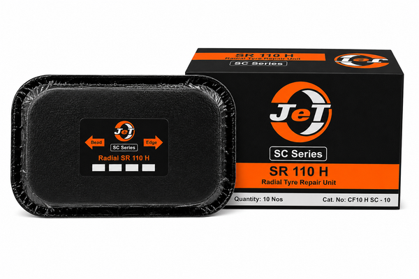 JET SR110H Radial Tire Repair Unit – 3-1/4 × 2-3/8 in. – Box of 10