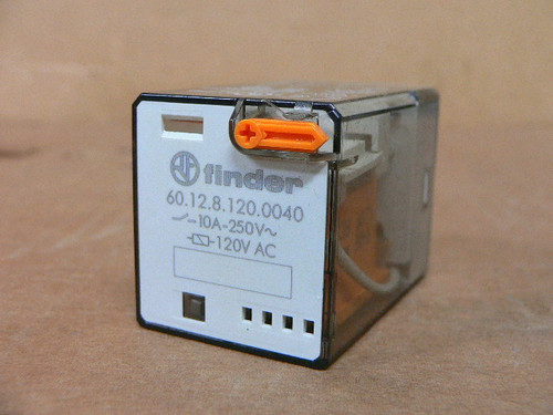Finder 60.12.8.120.0040 Relay 120VAC Finder 60.12.8.120.0040 Relay 120VAC