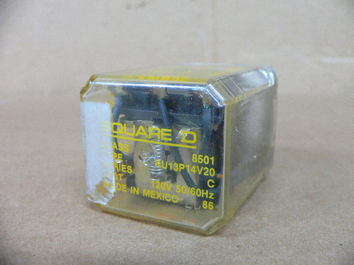 Square D 8501 KU13P14V20 120V Relay