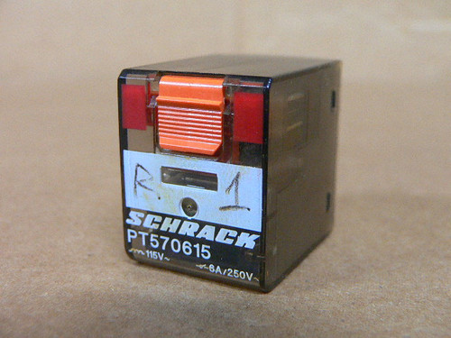 Schrack PT570615 Relay 115V Schrack PT570615 Relay 115V