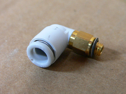 SMC KQ2l06-M5A Male Elbow 90 Deg 6mm (Lot of 8) SMC KQ2l06-M5A Male Elbow 90 Deg 6mm (Lot of 8)
