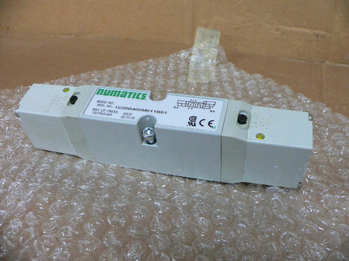 Numatics 122BB400M011B61 Pneumatic Solenoid Valve 24V-DC 150PSI