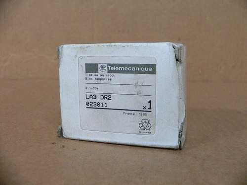 Telemecanique LA3DR2 Time Delay Block 0.1-30Sec