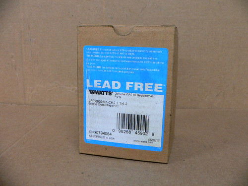 Watts Lfrk909m1-Ck2 1-1/4-2 Second Check Repair Kit Watts Lfrk909m1-Ck2 1-1/4-2 Second Check Repair Kit