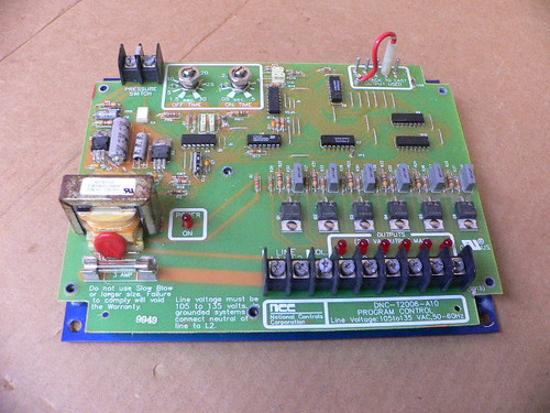 NCC DNC-T2006-A10 Industrial Dust Collector Control PC Board