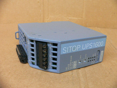 Siemens 6EP4 136-3AB00-1AY0 SITOP UPS1600 Uninterruptable Power Supply Siemens 6EP4 136-3AB00-1AY0 SITOP UPS1600 Uninterruptable Power Supply
