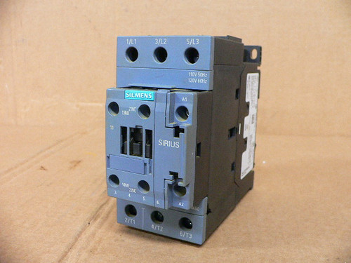Siemens 3RT2036-1AK60 Sirius Contactor 110/120V Siemens 3RT2036-1AK60 Sirius Contactor 110/120V