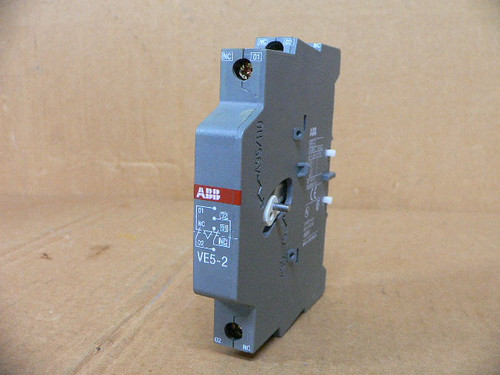 ABB VE5-2 690V 16A Auxiliary Contact Block ABB VE5-2 690V 16A Auxiliary Contact Block