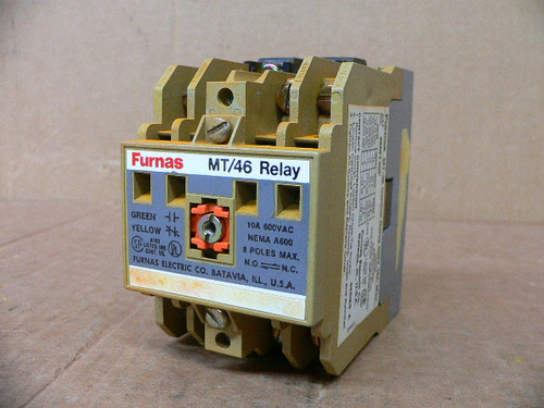 Furnas 46MT40F 600volt Machine Tool Relay 110/120V