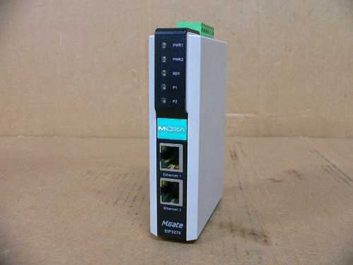 Moxa MGATE EIP3270 2-PORT DF1 TO ETHERNET/IP GATEWAY