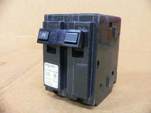 Schneider Electric CHOM220 20A 2-Pole Circuit Breaker 120/240V