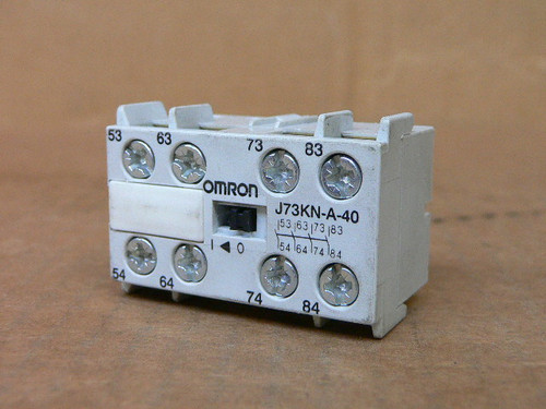 Omron J73KN-A-40 Auxiliary Contact Block Omron J73KN-A-40 Auxiliary Contact Block