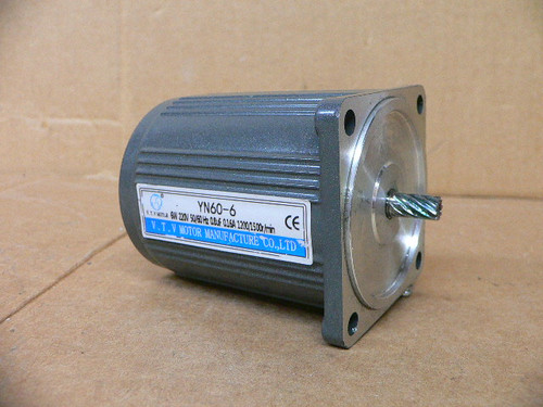 VTV Motor YN60-6 Gear Motor 1:15 220V 6W 1200/1500 r/min 0.16A