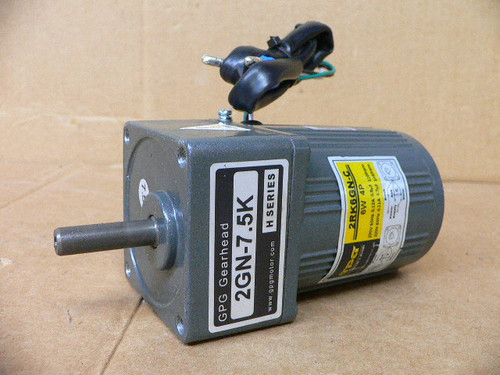 GPG Motor Industry Co Ltd 2RK6GN-C Gear Reducer Motor 2GN-7.5K