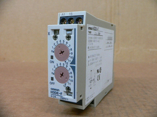 Omron H3DE-F Time Relay 24-230V 50/60HZ 0.1S-12H