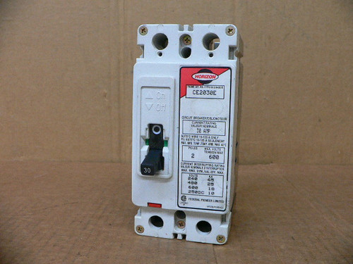 Federal Pioneer CE2030E Moulded Case Circuit Breaker 2-Pole 30A