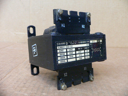 Square D S30021-505-52 Transformer Square D S30021-505-52 Transformer