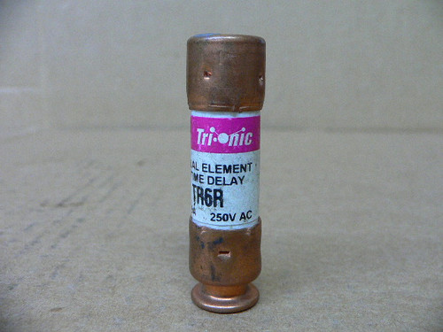 Ferraz-Shawmut Tri-onic TR6R Time Delay Fuse Ferraz-Shawmut Tri-onic TR6R Time Delay Fuse