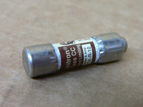 Bussmann KTK-R-10 Class CC Fast Acting 10A Fuse
