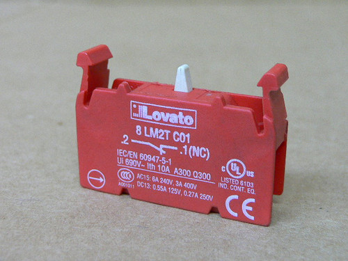 Lovato 8LM2T.C01 Contact Block