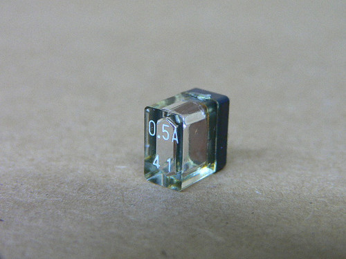 Fanuc A60L-0001-0175/0.5A Plug-In Fuse 0.5A