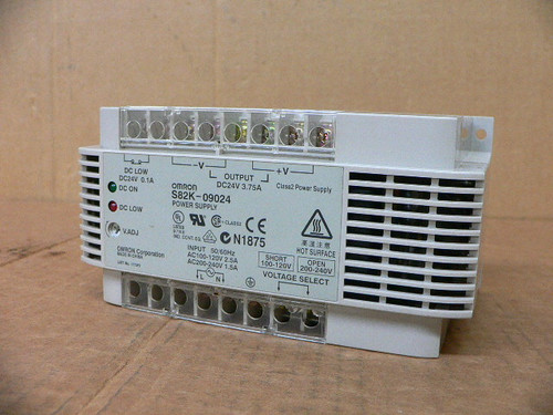 Omron S82K-09024 Power Supply