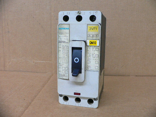 Siemens 3VF1231-1DL21-0AA0 65 Amp 3 Pole Circuit Breaker