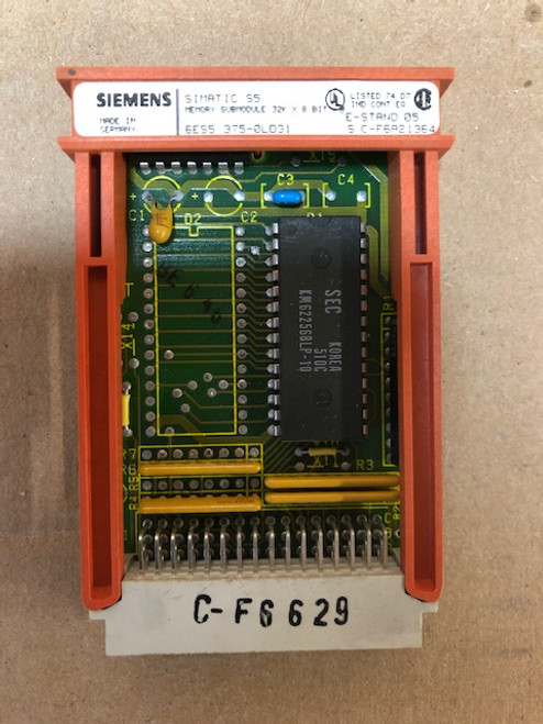 Siemens Simatic S5 6ES5375-0LD31/6ES5 375-0LD31 Memory Submodule 32k