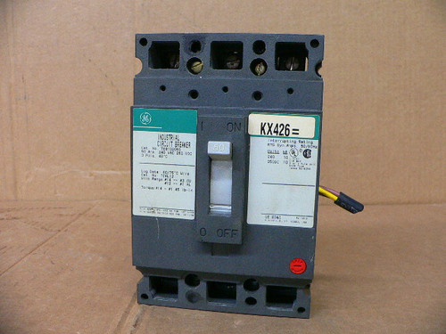 General Electric GE TEB132050 50A Circuit Breaker 3 Pole General Electric GE TEB132050 50A Circuit Breaker 3 Pole