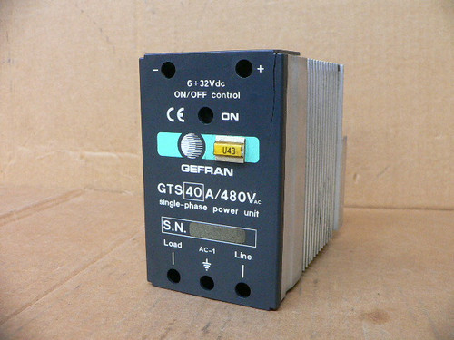 Gefran GTS40A/480VAC Solid State Relay