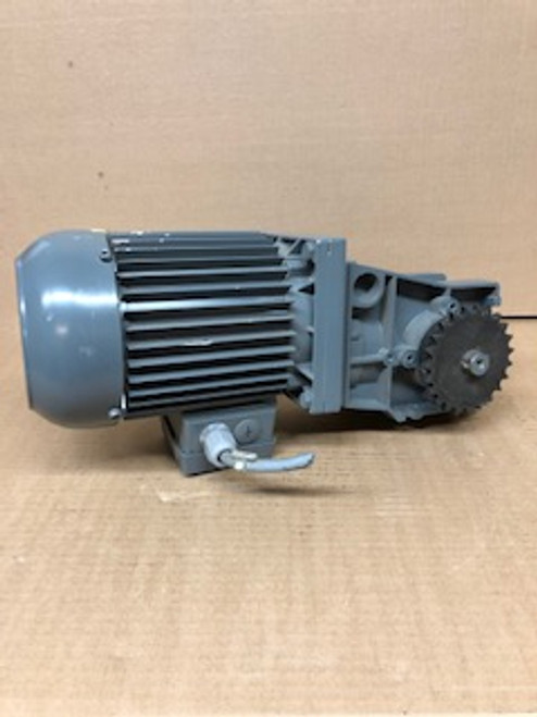 LENZE GKR04-2M VBR 080-11 Gearbox Motor 0.75kw 60hz 230v 400v