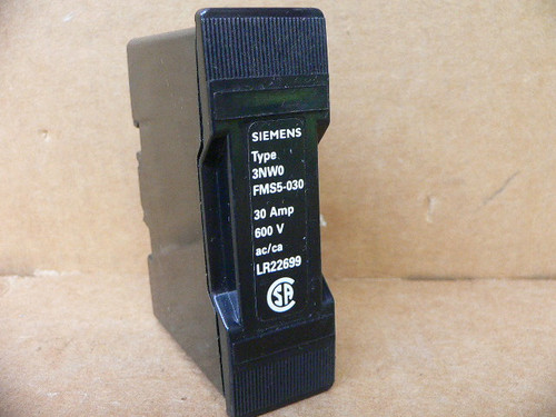 SIEMENS 3NW0FMS5-030 FUSE HOLDER SIEMENS 3NW0FMS5-030 FUSE HOLDER