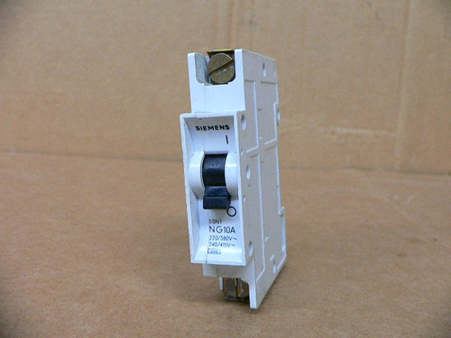 SIEMENS 5SN1 NG 10A CIRCUIT BREAKER SIEMENS 5SN1 NG 10A CIRCUIT BREAKER