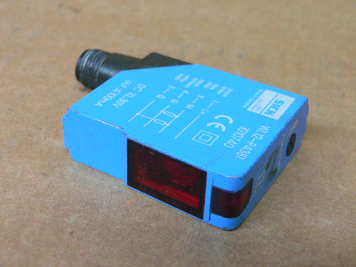SICK  WL12-P4381 PHOTOELECTRIC SENSOR 10/30 VDC 4 PIN BARREL 1010740