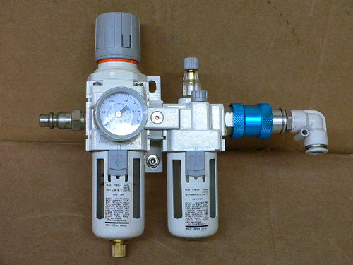 NANPU AC3010-03 3/8" NPT Air Filter, Regulator Lubricator