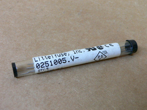 LITTELFUSE 0251005 FUSE 5A 125V